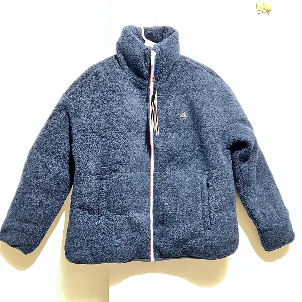 Men's Navy Blue Fleece Jacket